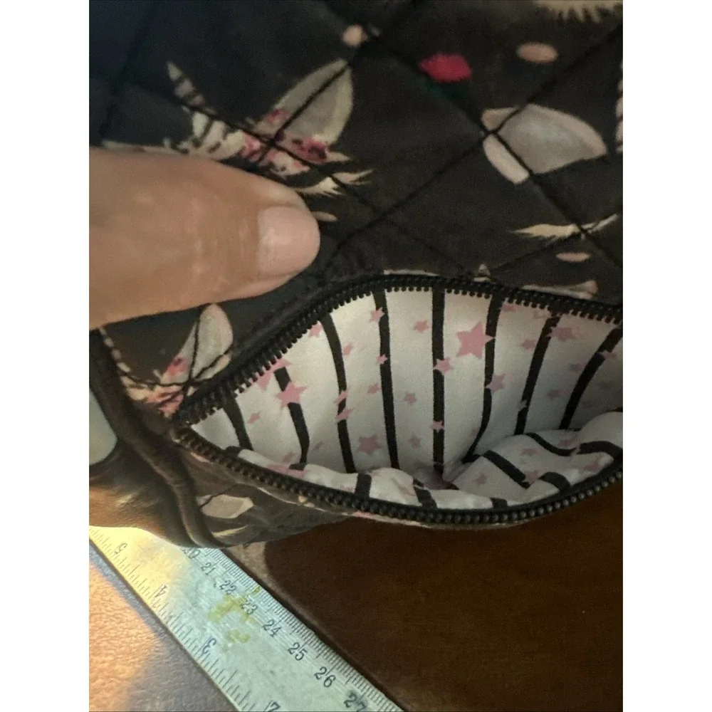 Betsey Johnson Luv Betsey Small Backpack Purse Quilted Unicorn Cats
